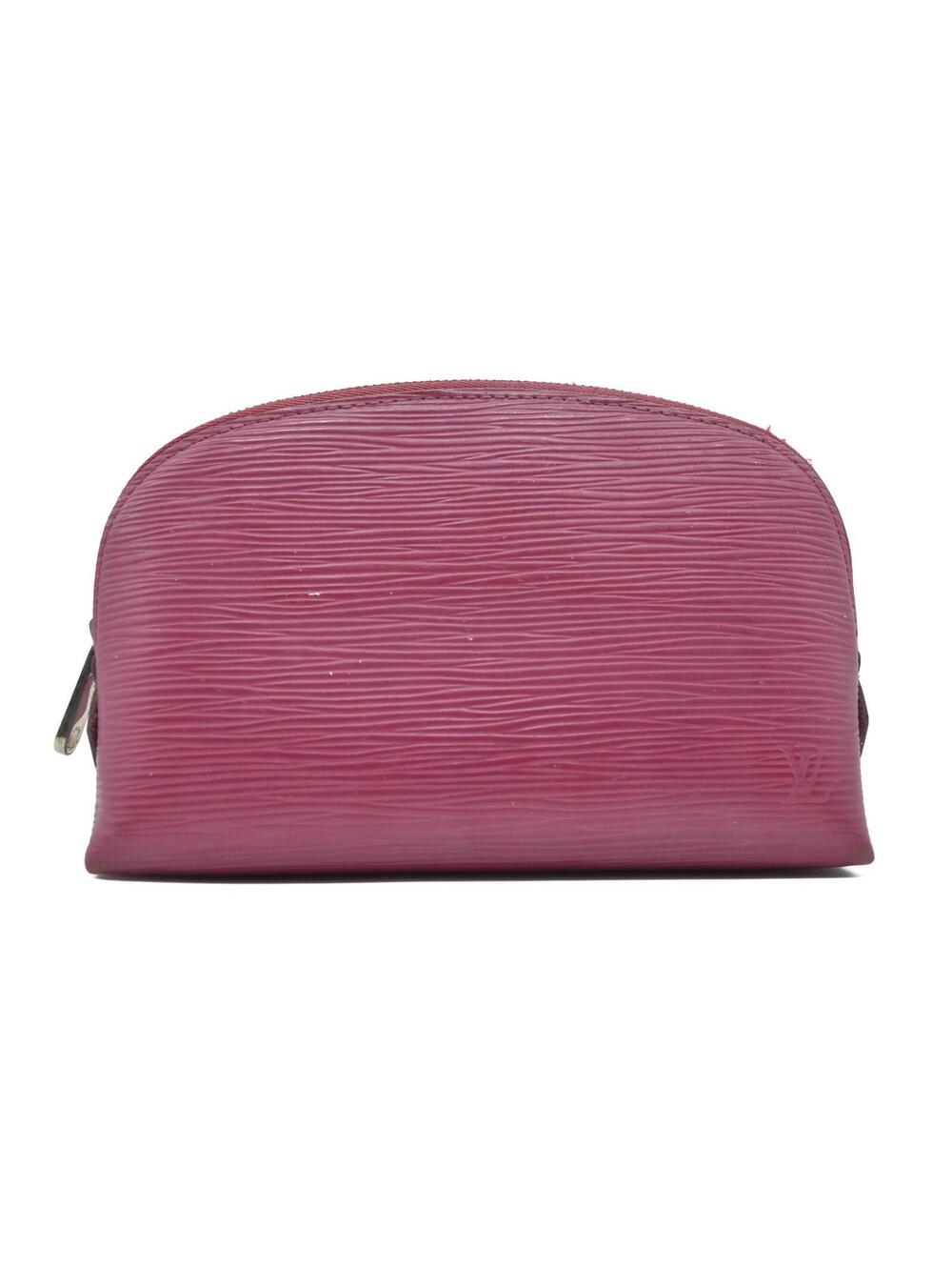 $640 Louis Vuitton Epi Pochette Cosmetic Pouch Bag SR2147
